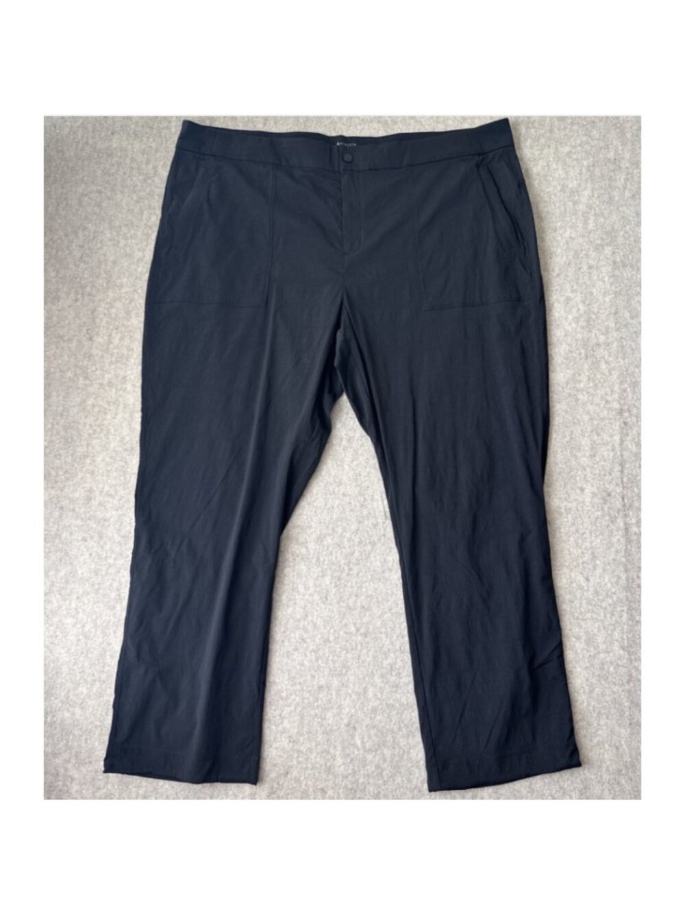 Athleta Trekkie Hike Pant Womens Plus 26 Black Outdoor Straight Fit Full Length